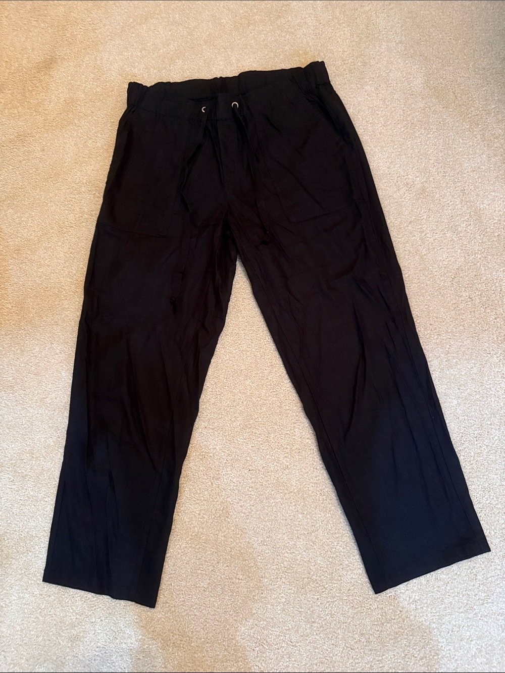Kut From The Kloth Women’s Black Drawstring Casual Pants